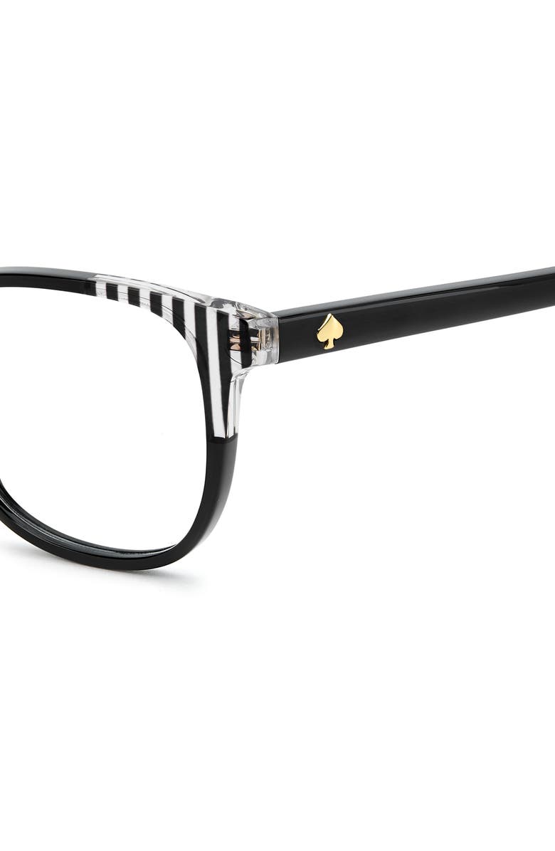 Kate Spade New York joliet 51mm square optical glasses, Alternate, color, 