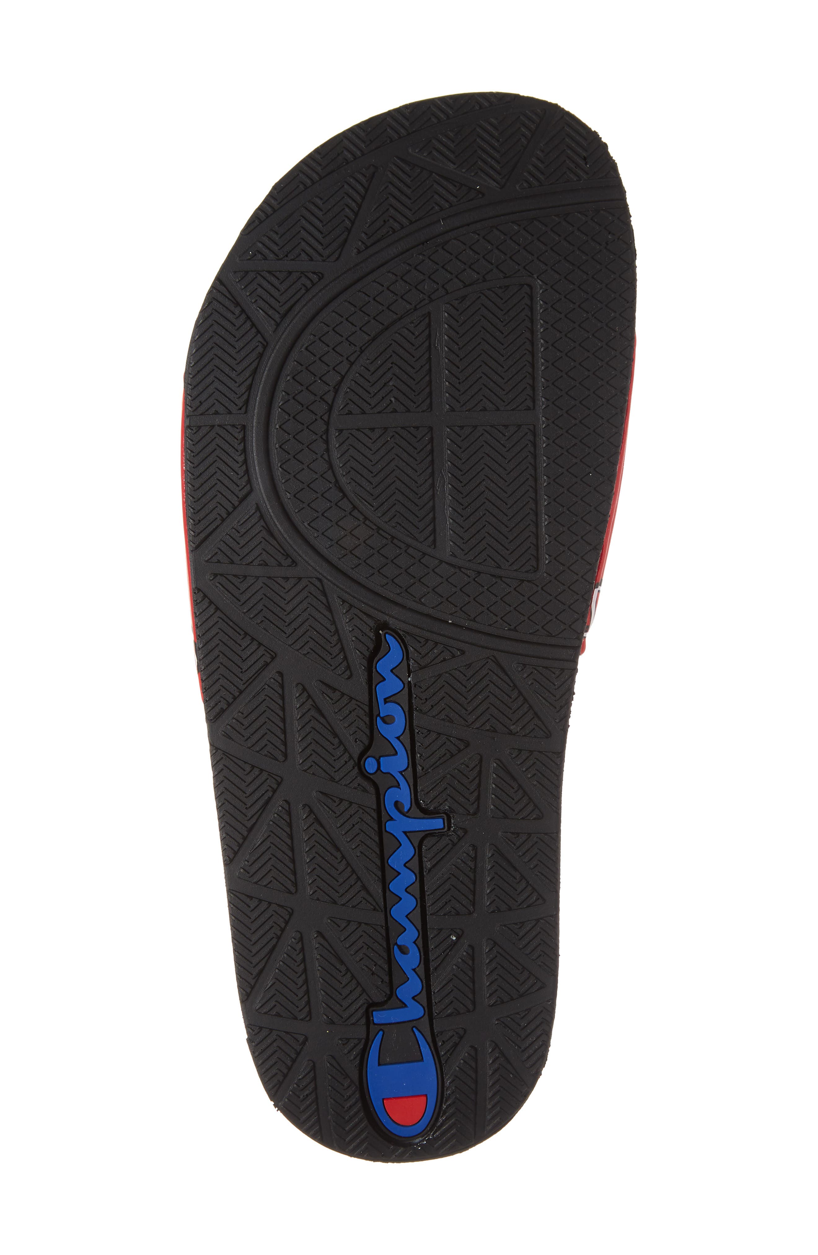 Repeat Sport Slide Sandal, Alternate, color, BLACK/ RED