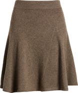 Wyeth Maren Flare Merino Wool & Cashmere Skirt