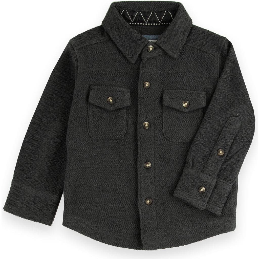 Sovereign Code Favor Button Down Knit Shirt in Gunmetal  product