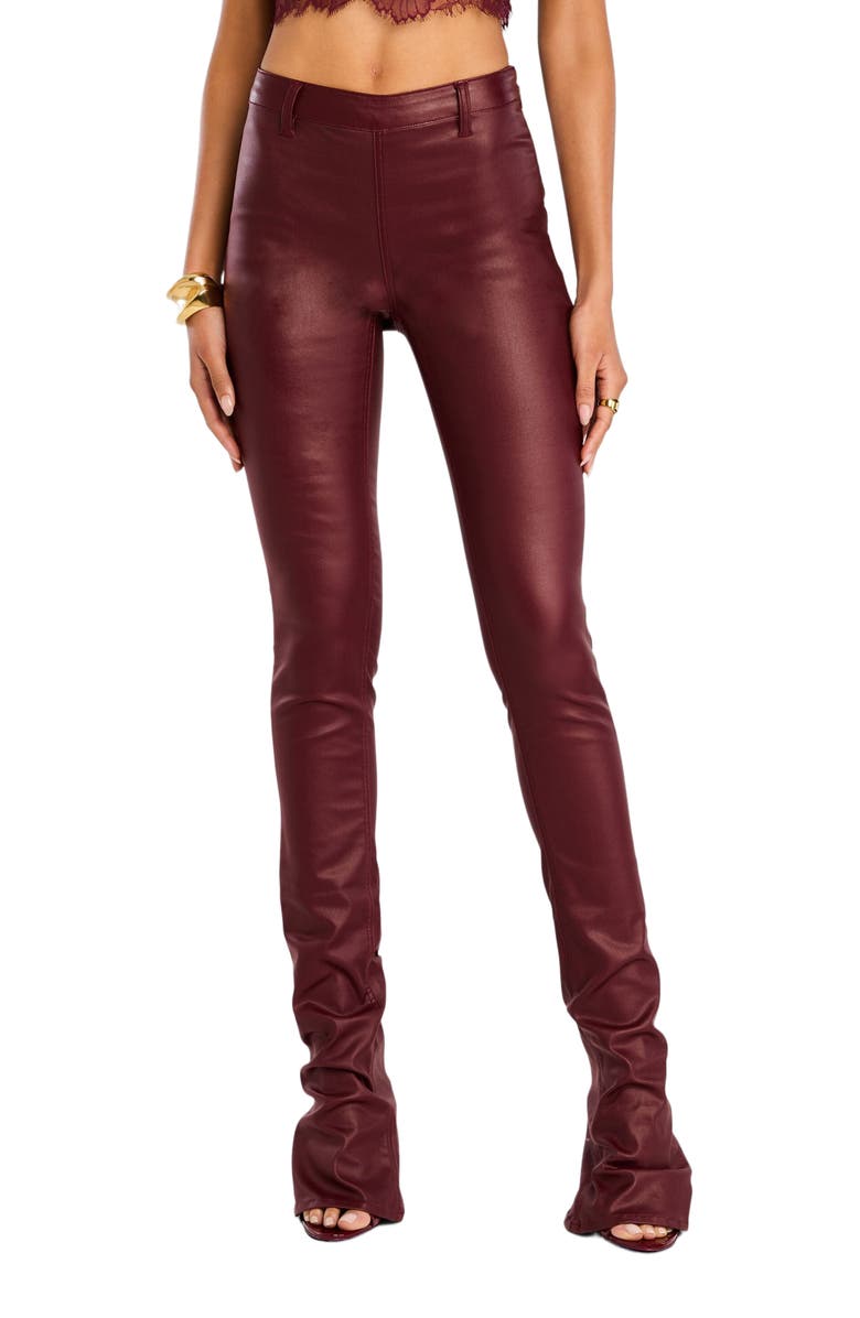 Retrofête Danica Leather Pant, Alternate, color, 
