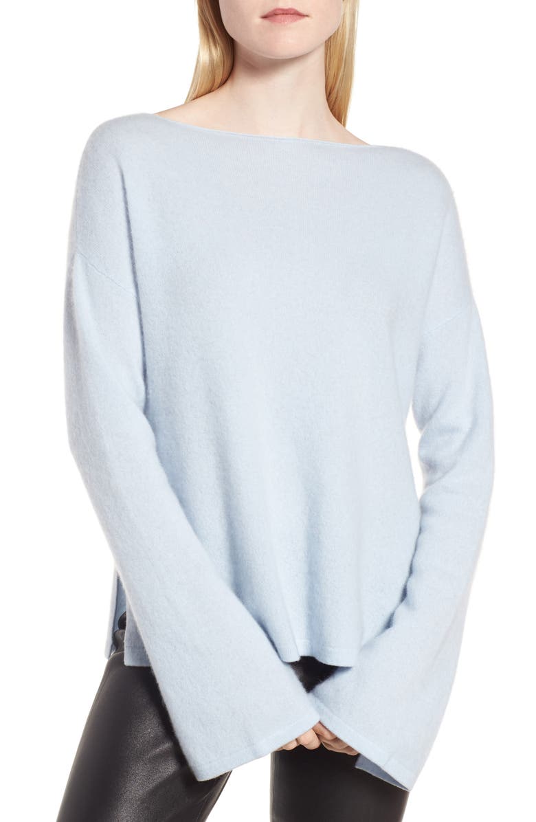 Nordstrom Signature Boiled Cashmere Pullover, Main, color, 