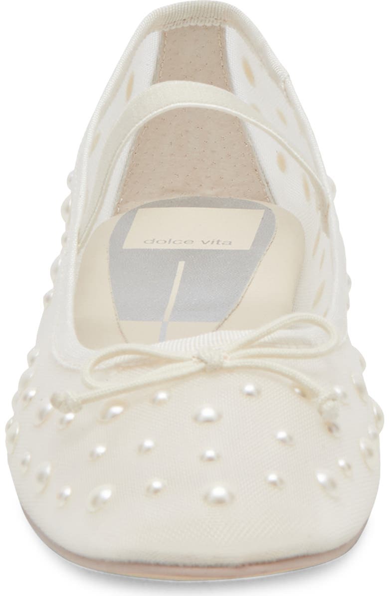 Dolce Vita Cadel Imitation Pearl Mary Jane Flat, Alternate, color,