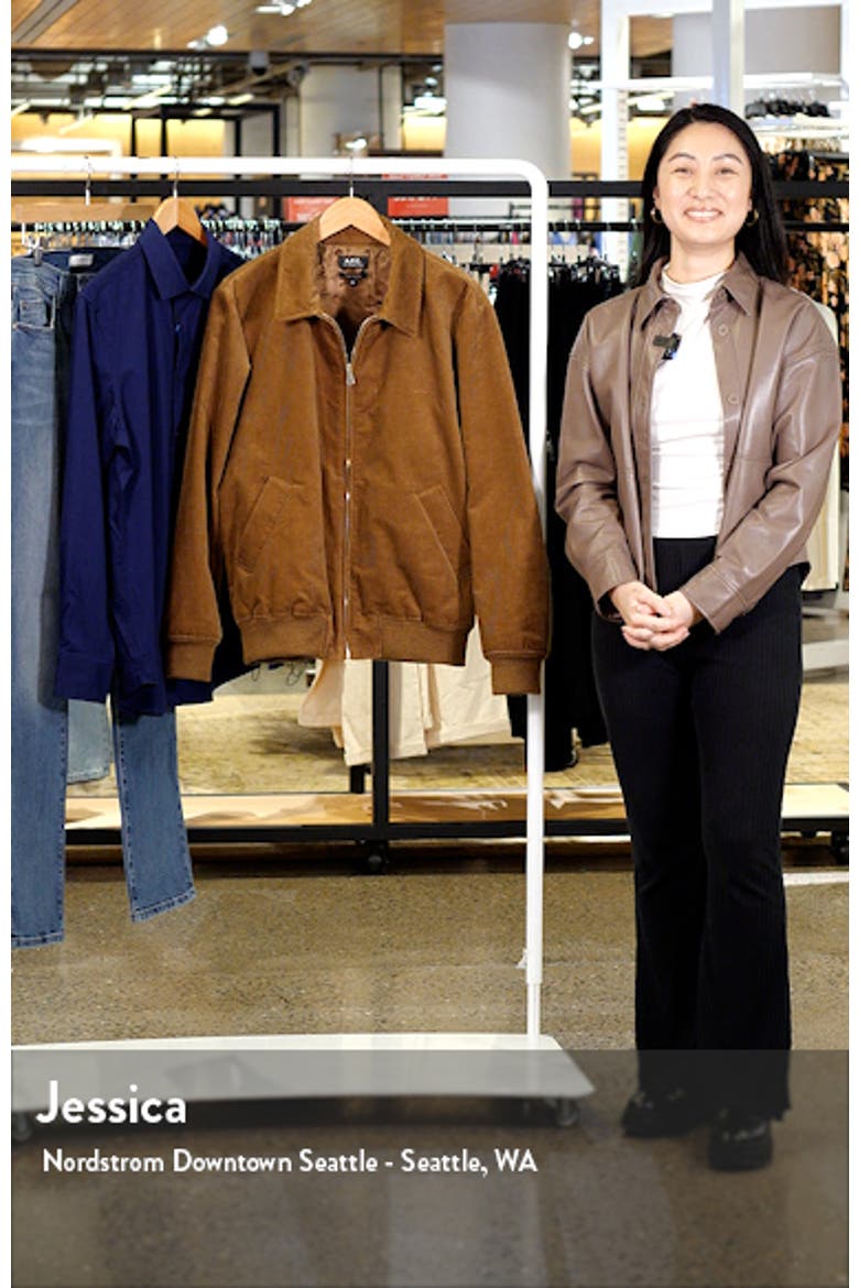 ジャケット・アウター 90s a.p.c. corduroy zip-up brown blouson A.P.C. Gilles Corduroy Bomber Jacket (Men) | Nordstrom