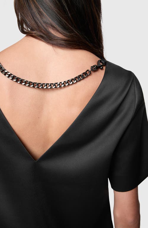 Rebecca Minkoff Iggy Satin T-shirt Minidress