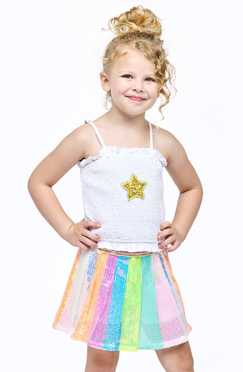 Baby Sara Kids' Smocked Tank Top, Alternate, color, 