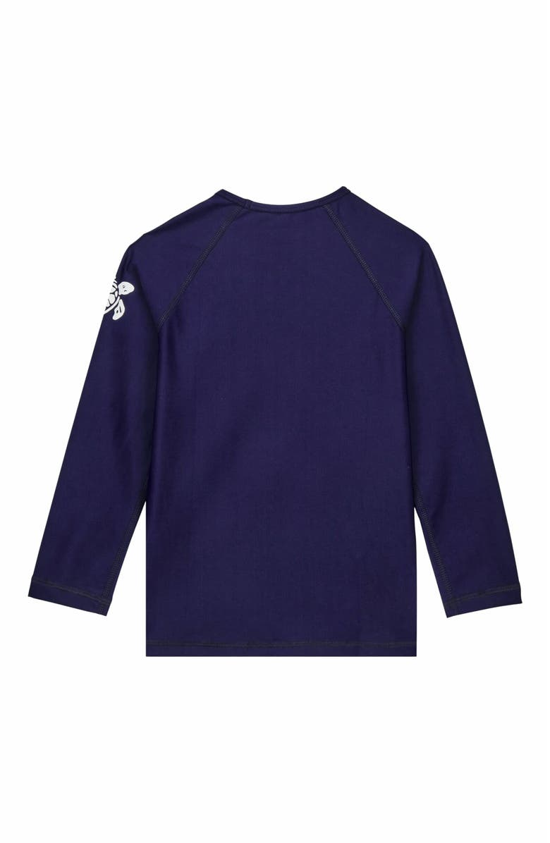 Vilebrequin Kids' Solid Rashguard, Alternate, color, Bleu Marine