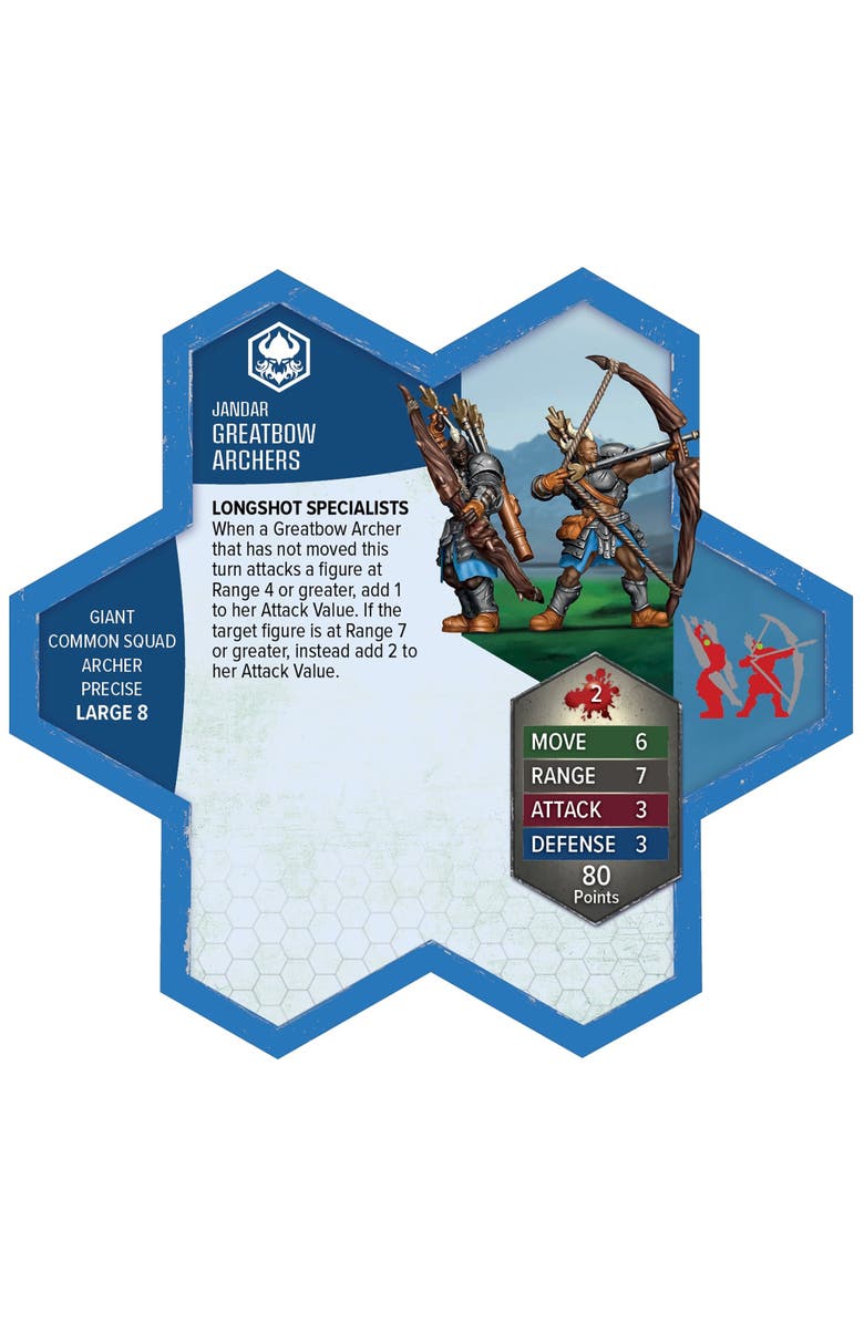 Renegade Game Studios Heroscape Greatbow Archers and Scions of Icaria Expansion, Alternate, color, Multicolored