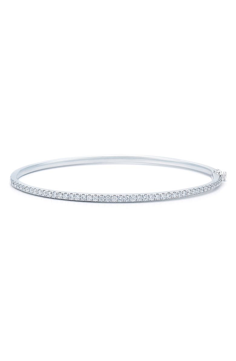 Kwiat Diamond Bangle, Main, color, White Gold