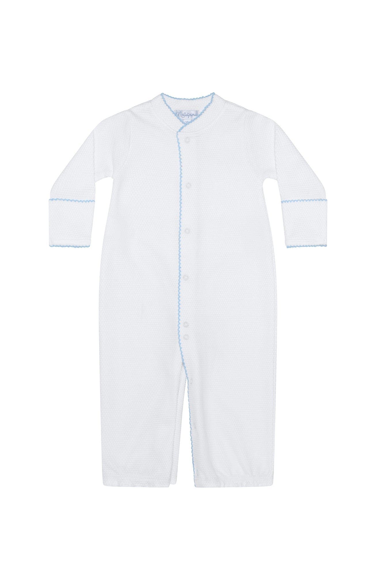 selected White with Blue Trim