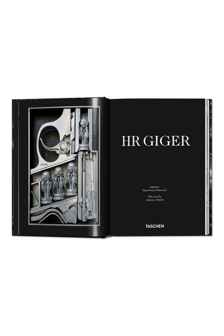 HR Giger 45th ed English French German Book, Alternate, color, Grey