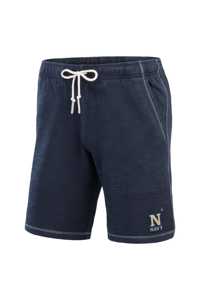 Men's Tommy Bahama Navy Navy Midshipmen Tobago Bay Tri-Blend Shorts, Alternate, color, Navy