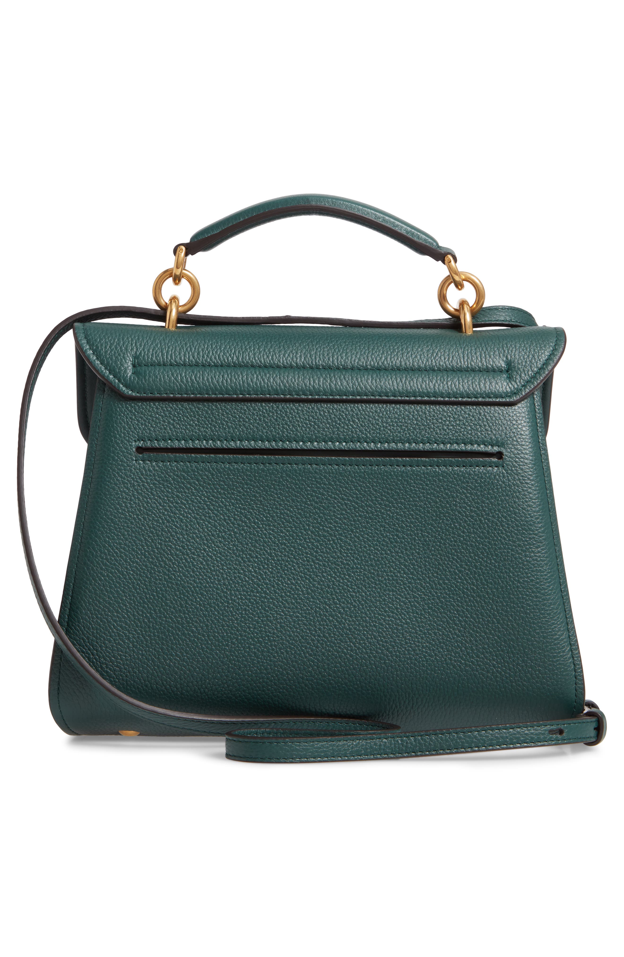 FERRAGAMO Salvatore Ferragamo Small Margot Leather Top Handle Bag, Alternate, color, 