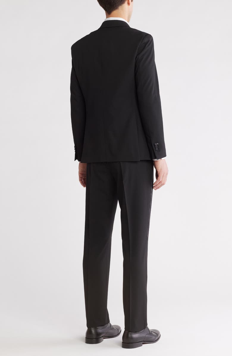 Scotch & Soda Modern Fit Tuxedo, Alternate, color, Black