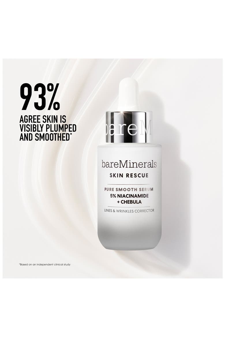 SKIN RESCUE Pure Smooth Serum with 5% Niacinamide and Chebula, Alternate, color, PURE SMOOTH SERUM