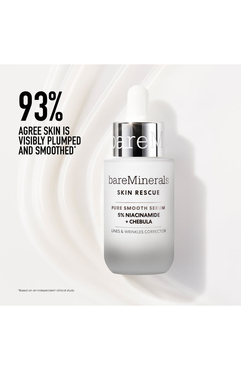 bareMinerals<sup>®</sup> SKIN RESCUE Pure Smooth Serum with 5% Niacinamide and Chebula, Alternate, color, Pure Smooth Serum