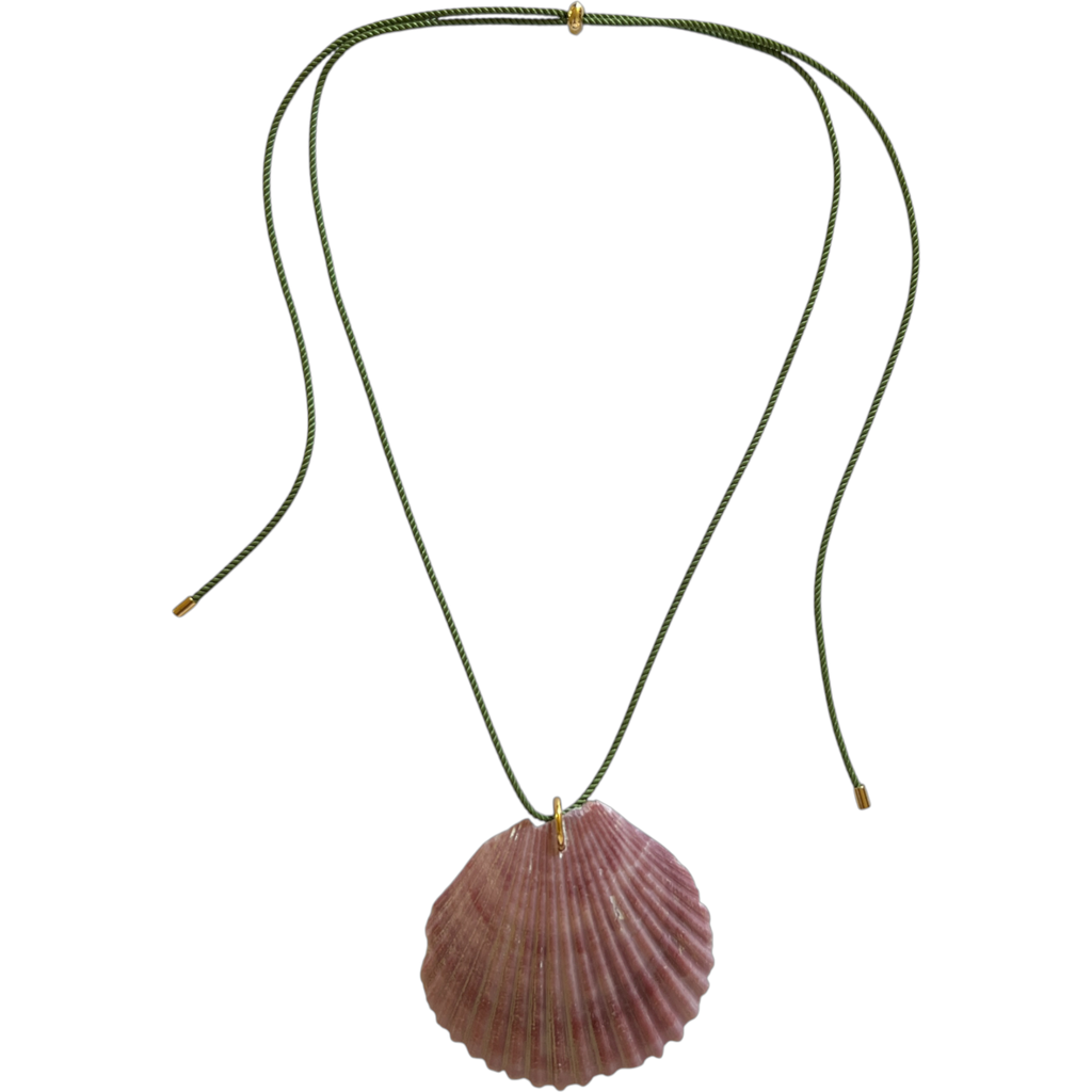Sccollection Lily Necklace In Brown