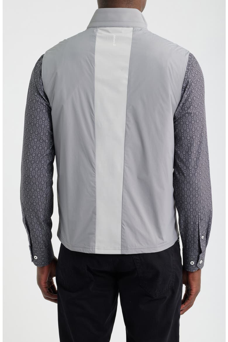 Flex Zip Front Stretch Vest, Alternate, color, THUNDER