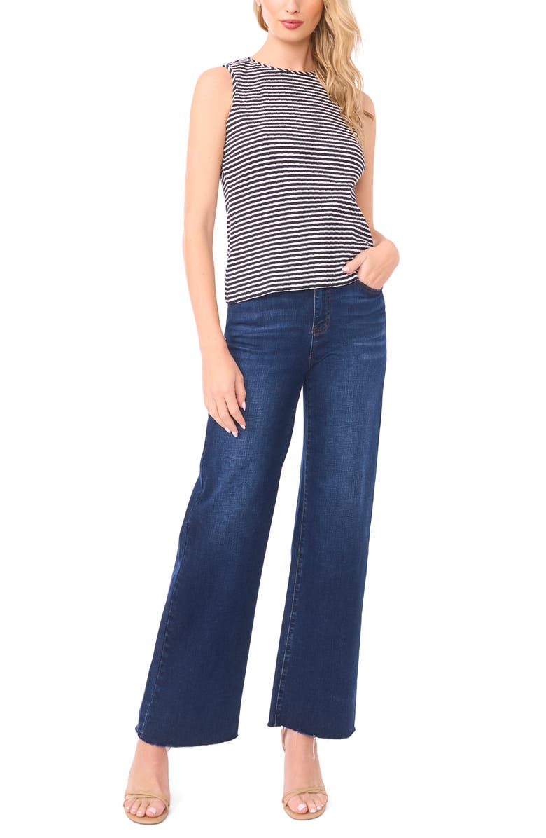 Halogen<sup>®</sup> Easy Stripe Knit Tank, Alternate, color, Baritone Blue