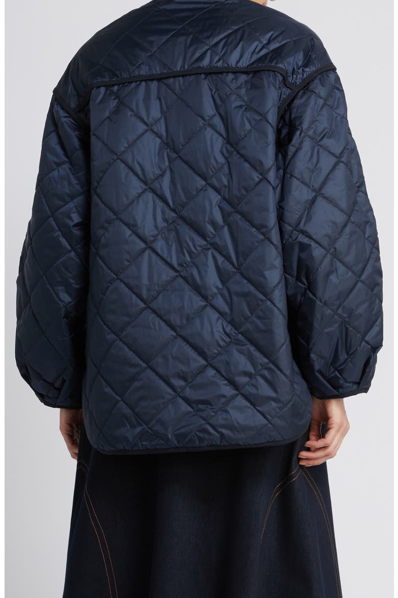 Spiga Collarless Quilted Jacket, Alternate, color, ULTRAMARINE