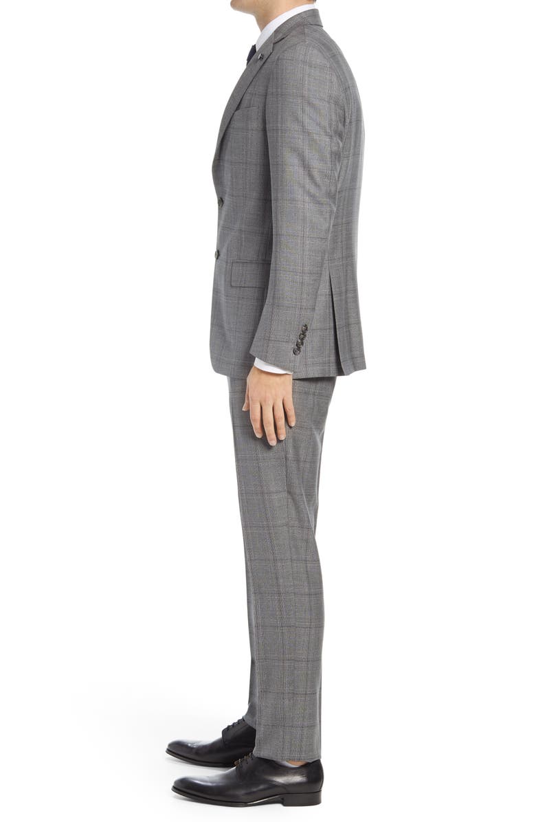 Hart Schaffner Marx New York Plaid Windowpane Plaid Suit, Alternate, color, 
