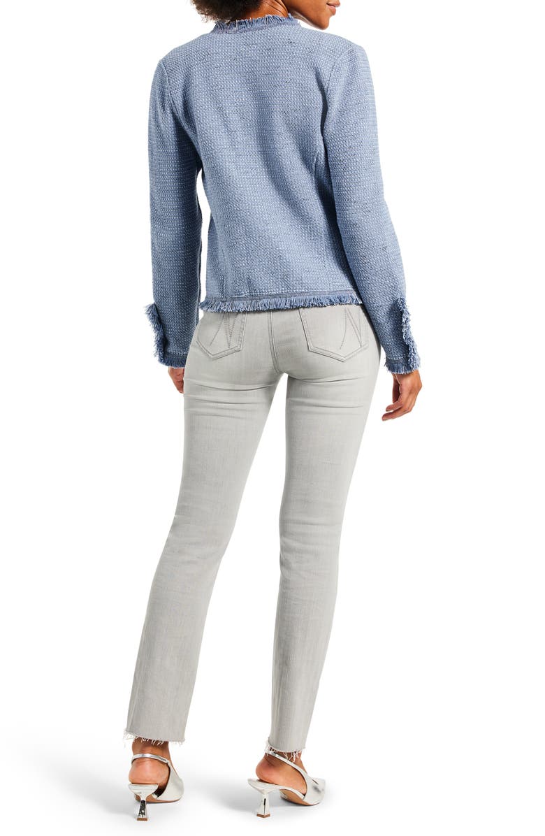 NIC+ZOE Fringe Mix Jacket, Alternate, color, 