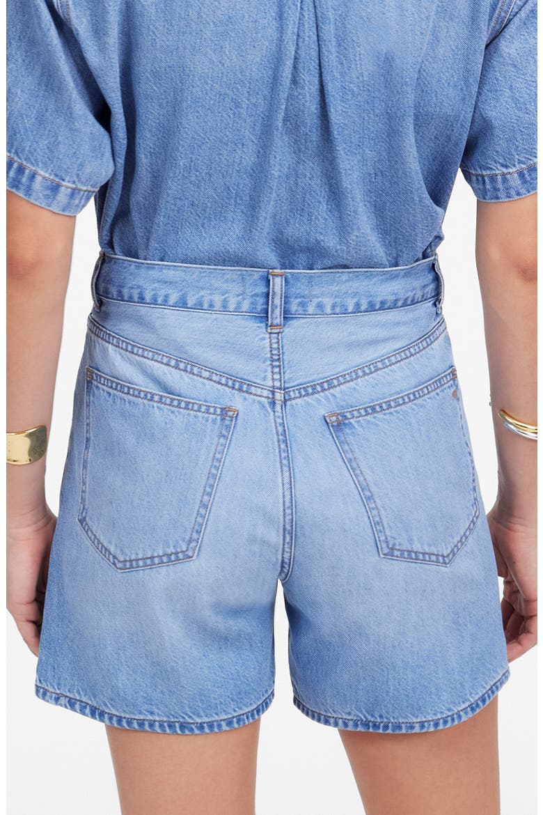Drawstring Denim Shorts, Alternate, color, HAMBLEY WASH