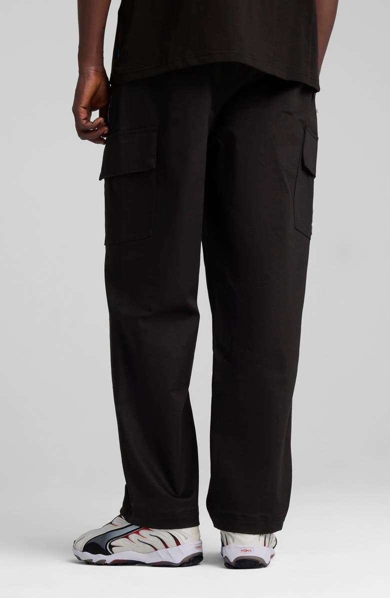 PUMA BMW M4 Motorsport Cotton Cargo Pants, Alternate, color, Puma Black