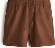 H&M Relaxed-fit linen-blend shorts