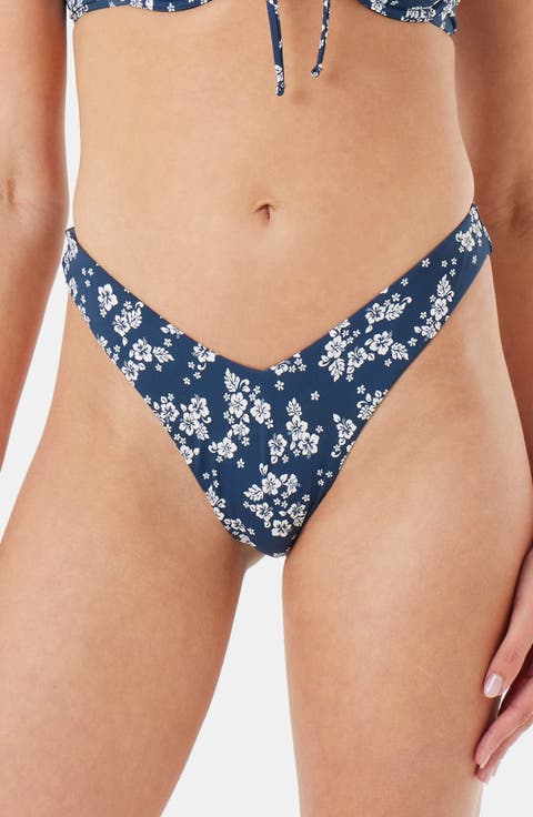 Hibiscus V-Cut Bikini Bottoms
