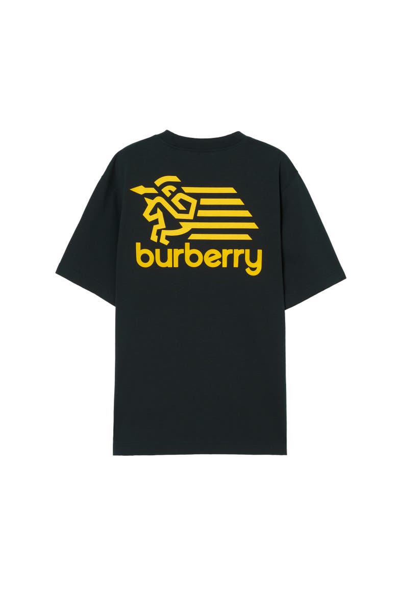 Logo Badge Cotton T-shirt, Alternate, color, Teal blue