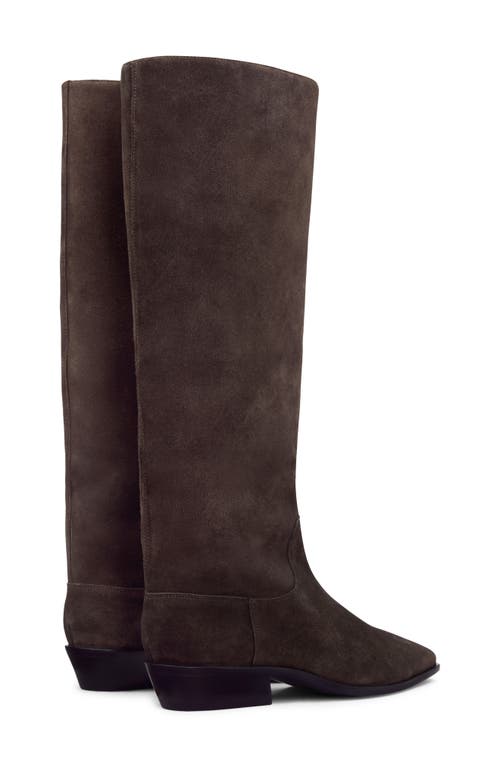 Reformation Dominique Knee High Boot In Brown