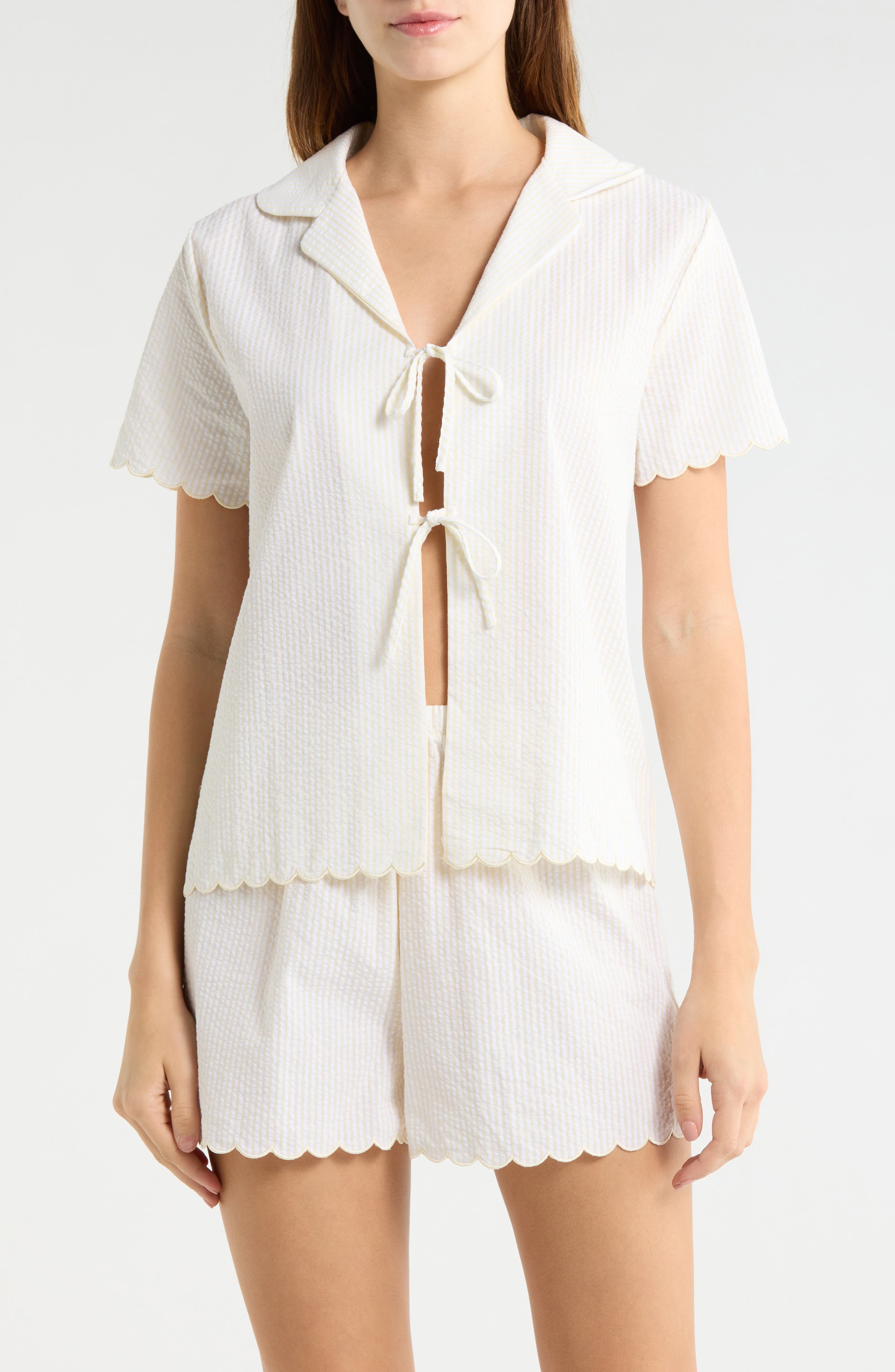 selected LEMON/ WHITE STRIPE