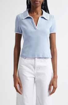 Veronica Beard Kearney Stretch Cotton Top