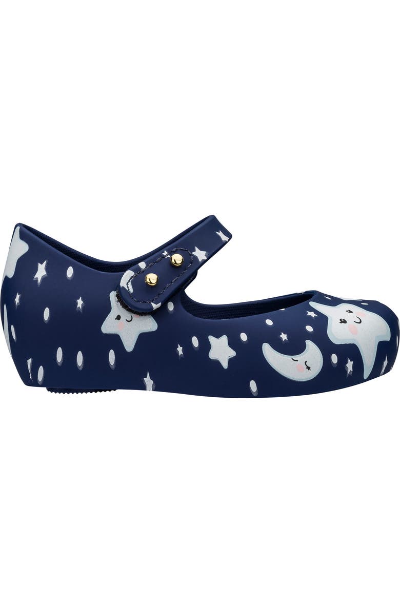 Mini Melissa Ultra 23 Glow in the Dark Mary Jane Flat, Alternate, color,