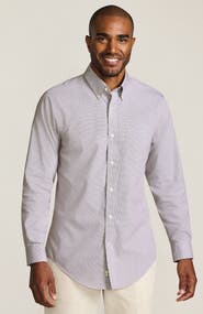 Lands' End No Iron Supima Cotton Pinpoint Buttondown Collar Dress Shirt
