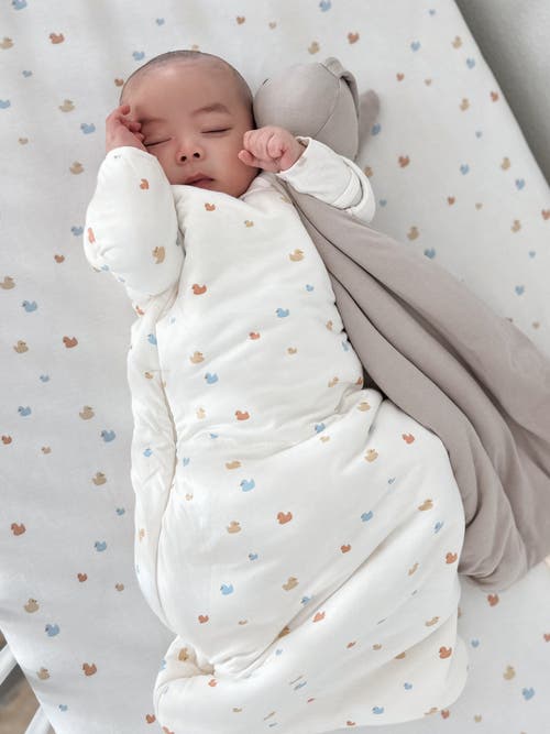GUNAMUNA GUNAMUNA LONG SLEEVE TRANSITIONAL SWADDLE SLEEP BAG, 1.0 TOG 