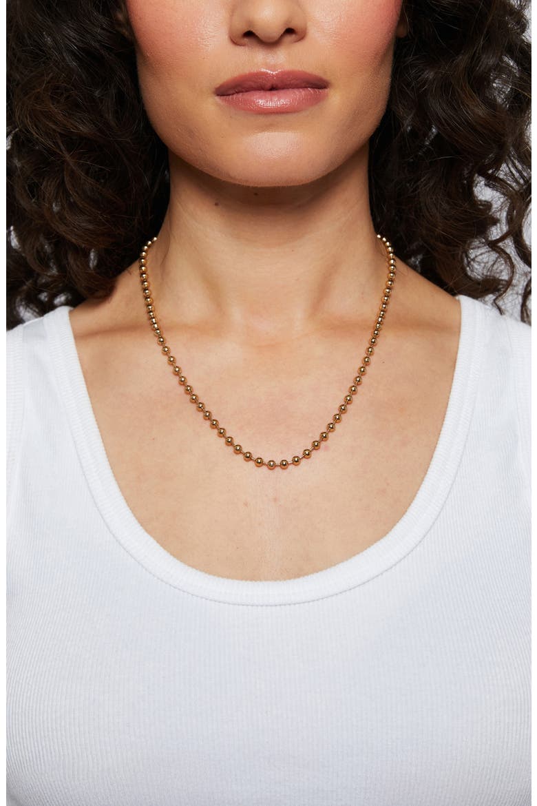 Amelia Necklace, Main, color, GOLD