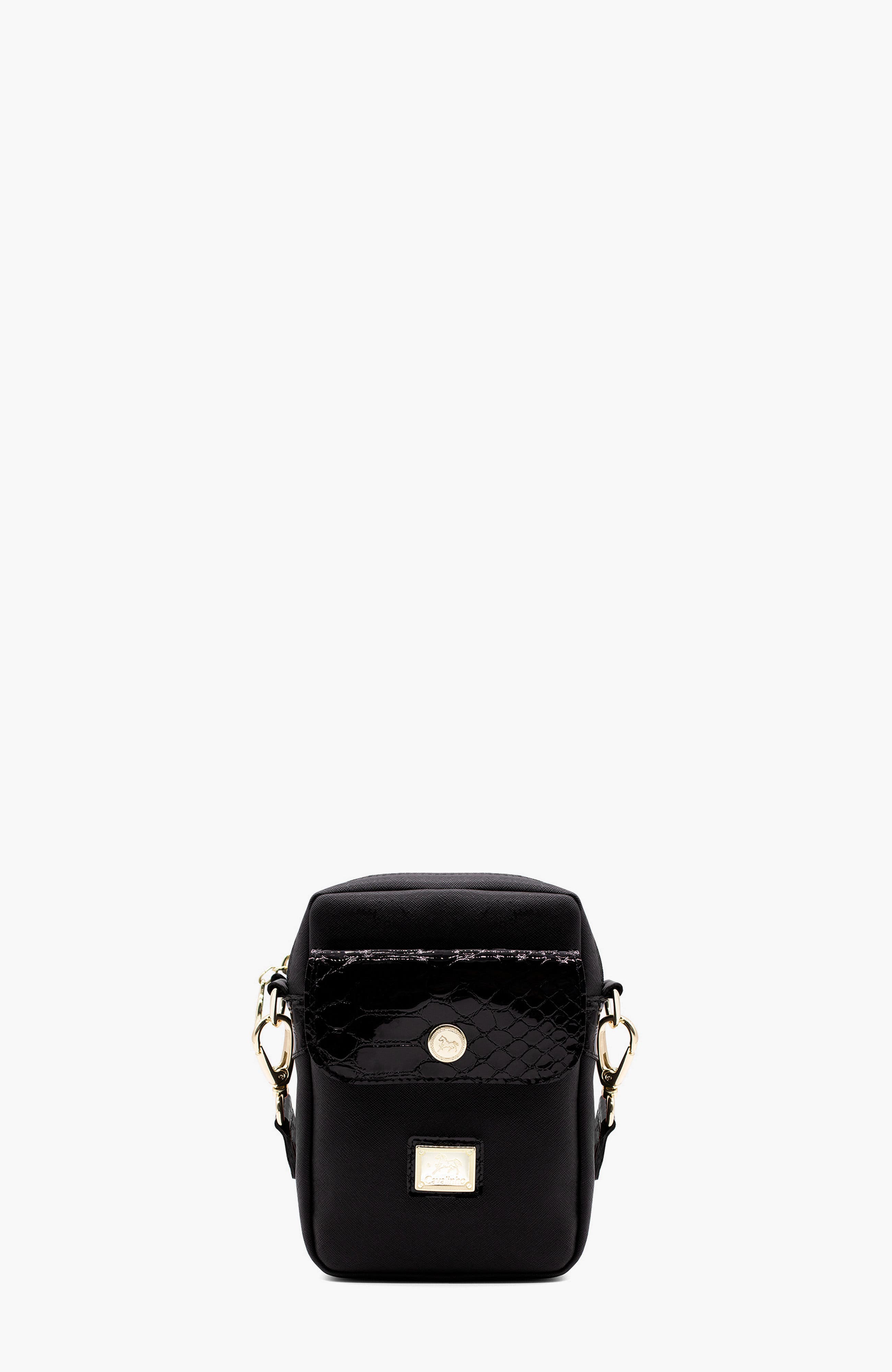 Cherry Blossom Phone Crossbody Bag 431, Main, color, Black