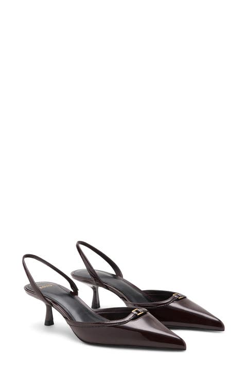 Pointed Toe Slingback Pump