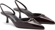 MANGO Pointed Toe Slingback Pump