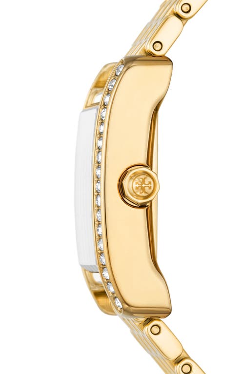 Tory Burch The Eleanor Gold Ss 25x34mm In Gold