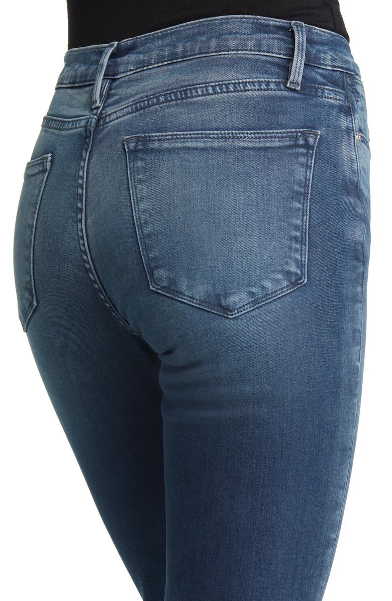 FRAME Le High Raw Hem Ankle Straight Leg Jeans | Nordstromrack