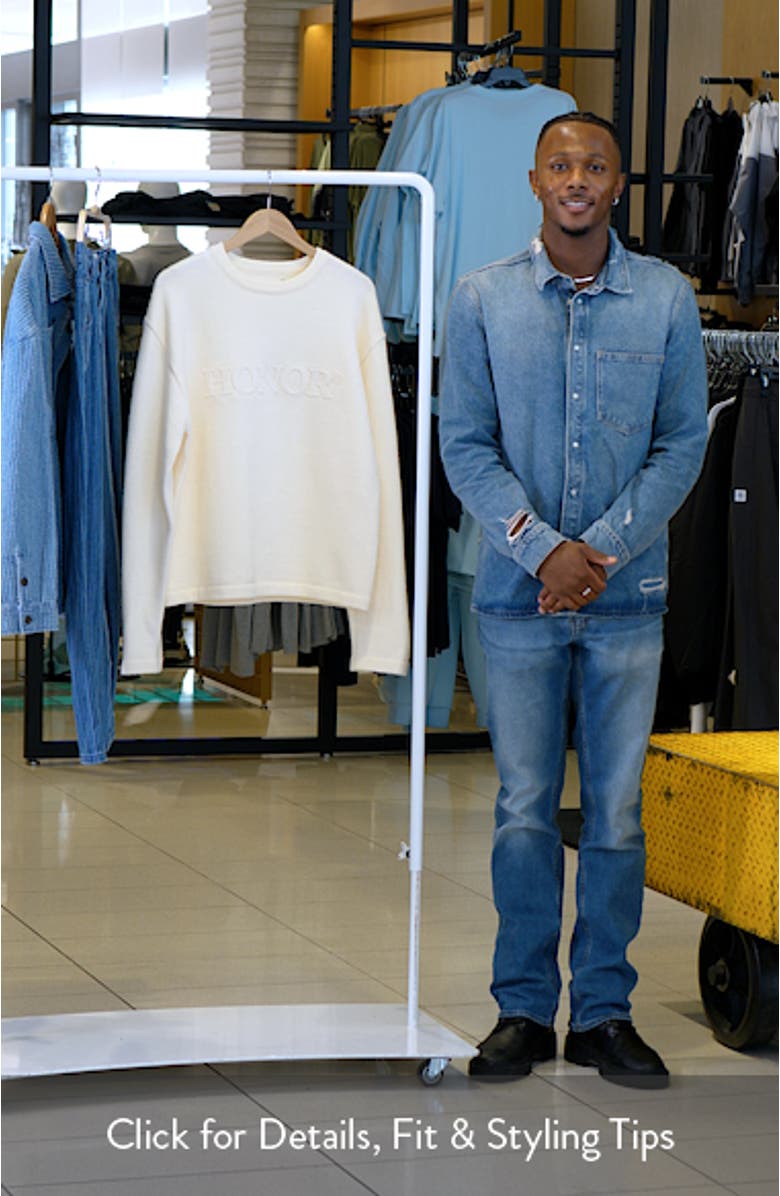 Cotton Logo Sweater, sales video thumbnail