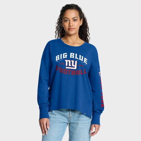Women's Fanatics Royal New York Giants Hometown Legacy Long Sleeve T-Shirt