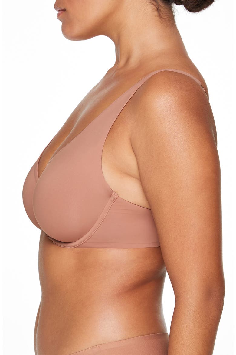24/7® Classic Second Skin Unlined Underwire Bra, Alternate, color, MOCHA
