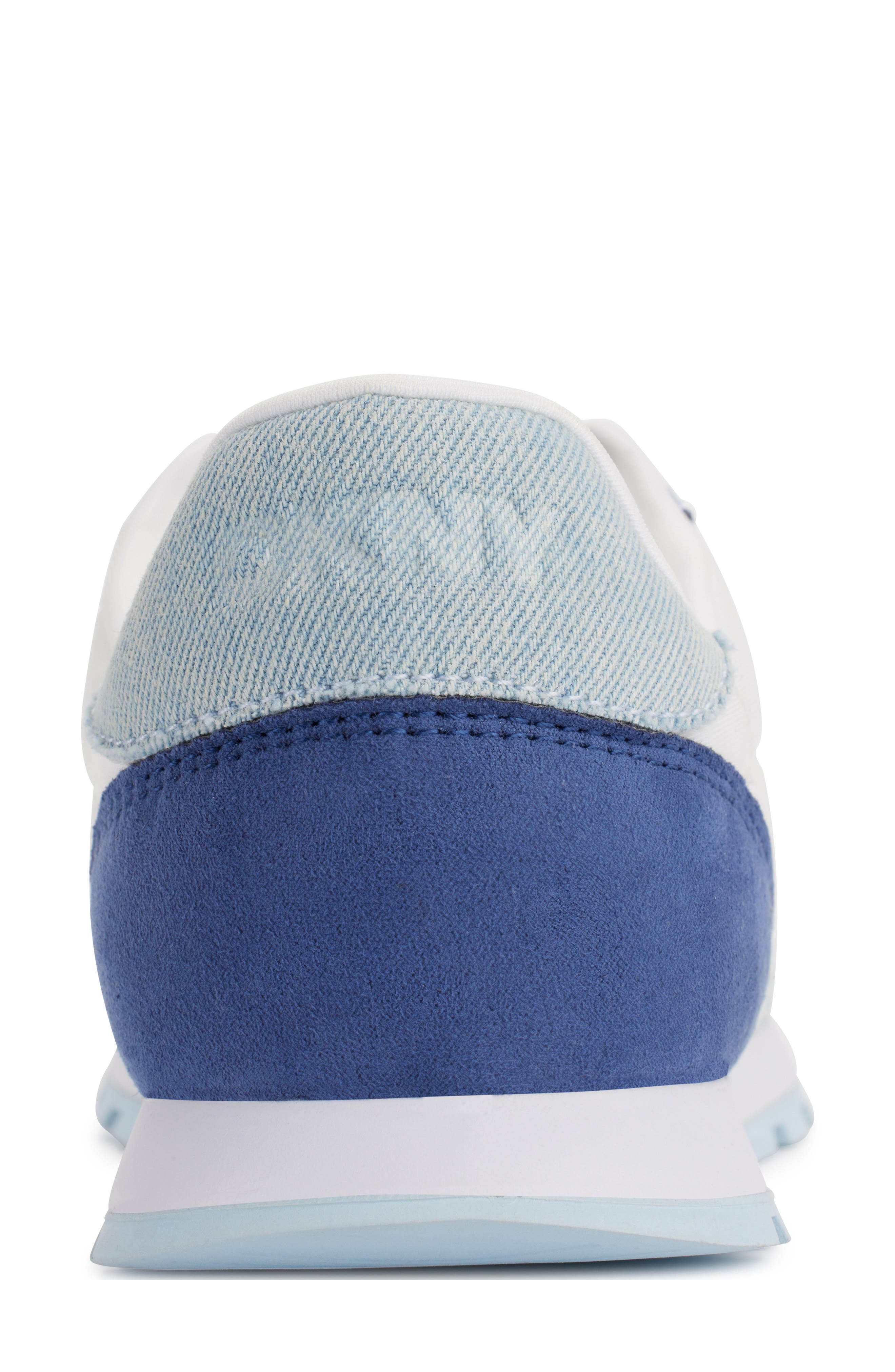 DKNY Forsythe Sneaker, Alternate, color, Bright White/ Light Blue