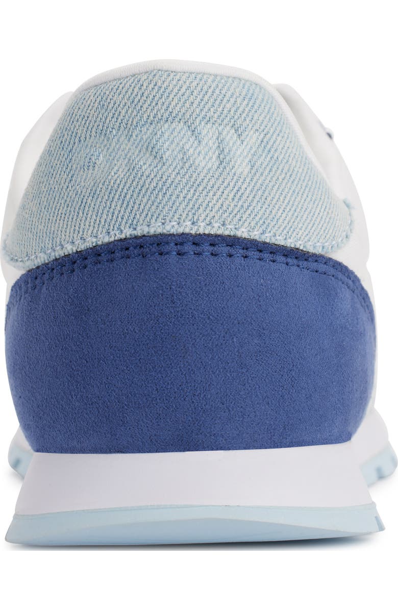 DKNY Forsythe Sneaker, Alternate, color, Bright White/ Light Blue