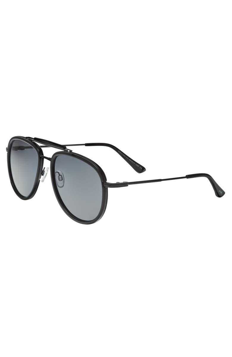 SIMPLIFY Maestro Polarized Sunglasses, Main, color, Black/Black