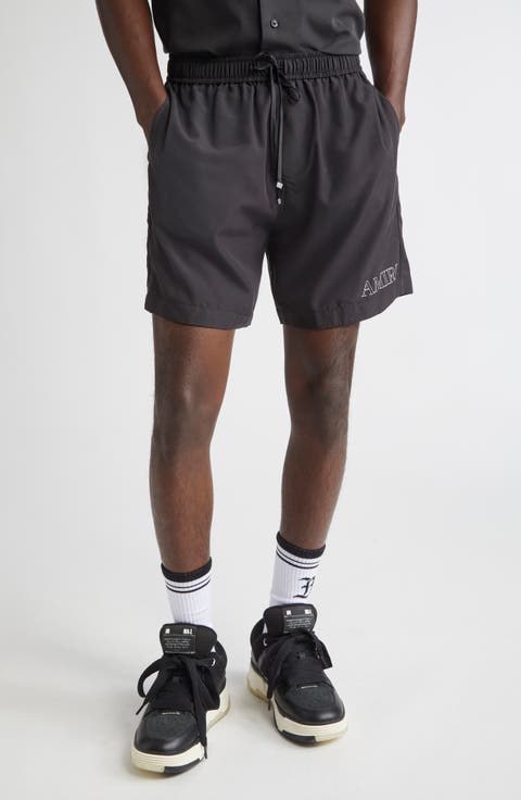 Logo Embroidered Shorts